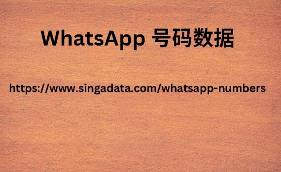 WhatsApp 号码数据